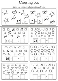 Resta para niños – Hoja de actividad 2