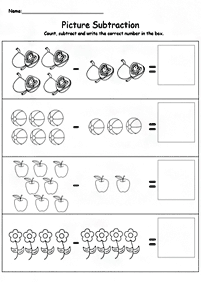 Resta simple – Hoja de actividad 26