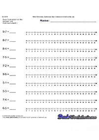 Resta simple – Hoja de actividad 5