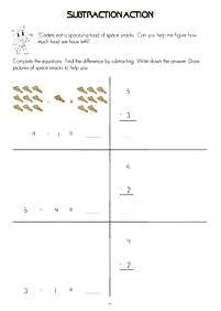 Resta simple – Hoja de actividad 58