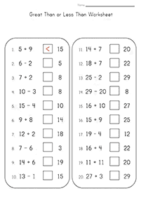 Hojas de actividades para primer grado – hojas de actividad 117