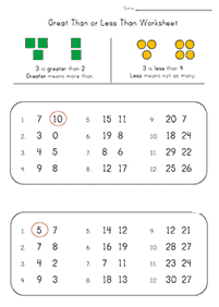 Hojas de actividades para primer grado – hojas de actividad 148