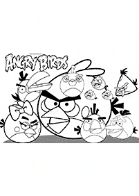 Páginas de AngryBirds para colorear– Página 47