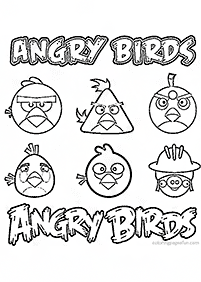 Páginas de AngryBirds para colorear– Página 51