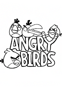 Páginas de AngryBirds para colorear– Página 55