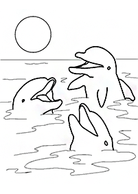 Páginas para colorear de delfines - página 40