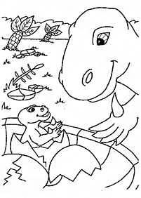 Páginas para colorear de dinosaurios - página 34