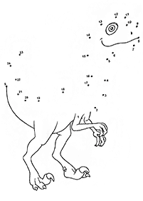 Páginas para colorear de dinosaurios - página 42