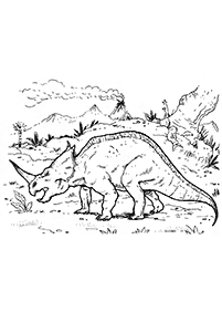 Páginas para colorear de dinosaurios - página 44