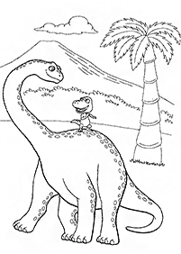 Páginas para colorear de dinosaurios - página 46