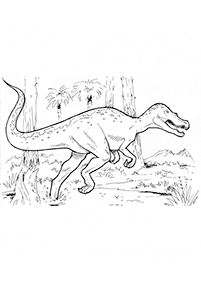 Páginas para colorear de dinosaurios - página 49
