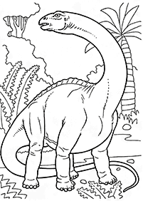 Páginas para colorear de dinosaurios - página 54
