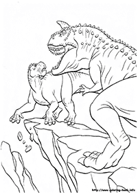 Páginas para colorear de dinosaurios - página 64