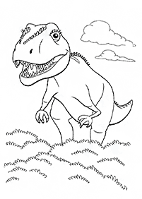 Páginas para colorear de dinosaurios - página 70