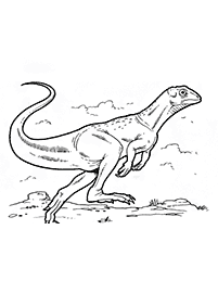 Páginas para colorear de dinosaurios - página 71