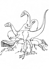Páginas para colorear de dinosaurios - página 77