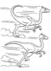 Páginas para colorear de dinosaurios - página 82