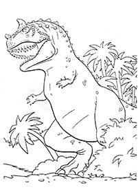 Páginas para colorear de dinosaurios - página 86