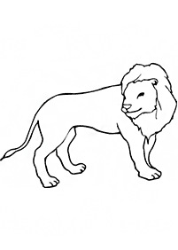 Páginas para colorear de leones - página 61