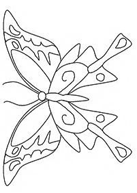 Páginas para colorear de mariposas - página 36