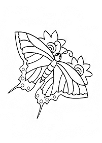 Páginas para colorear de mariposas - página 54