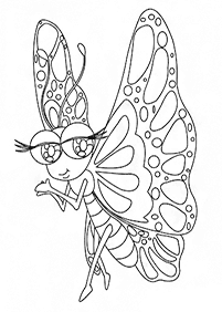 Páginas para colorear de mariposas - página 66