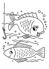 Páginas para colorear de peces - página 103