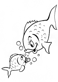 Páginas para colorear de peces - página 108