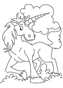 Páginas para colorear de unicornios - página 35