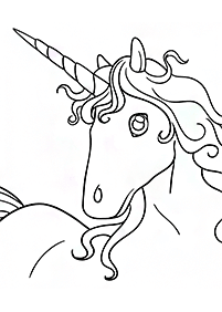 Páginas para colorear de unicornios - página 46