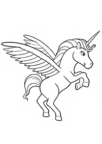 Páginas para colorear de unicornios - página 47