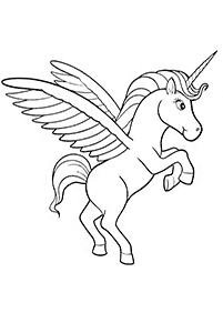 Páginas para colorear de unicornios - página 57