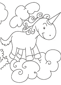 Páginas para colorear de unicornios - página 65