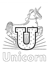 Páginas para colorear de unicornios - página 68