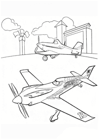 Páginas de aviones para colorear – Página 39