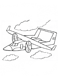 Páginas de aviones para colorear – Página 66