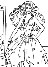 Páginas de Barbie para colorear – Página 67