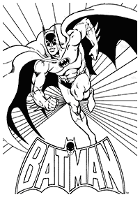 Páginas para colorear de Batman – Página 30