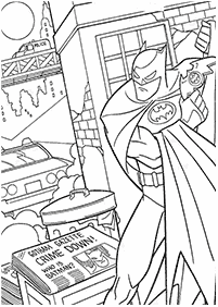 Páginas para colorear de Batman – Página 37