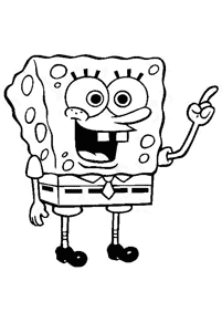 Páginas de Bob Esponja para colorear– Página 13