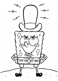 Páginas de Bob Esponja para colorear– Página 48