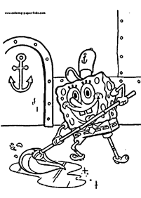 Páginas de Bob Esponja para colorear– Página 7