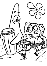 Páginas de Bob Esponja para colorear– Página 82