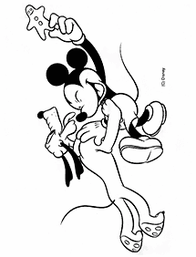 Páginas de Mickey Mouse para colorear– página 100