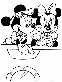 Páginas de Mickey Mouse para colorear– página 105