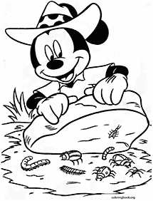 Páginas de Mickey Mouse para colorear– página 107
