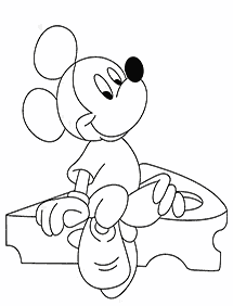 Páginas de Mickey Mouse para colorear– página 123