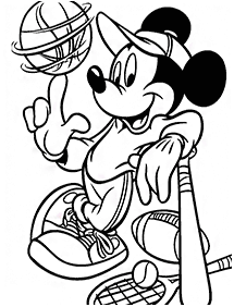 Páginas de Mickey Mouse para colorear– página 124