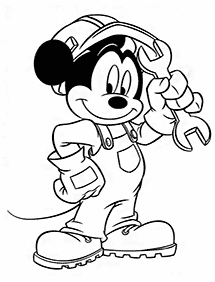 Páginas de Mickey Mouse para colorear– página 137