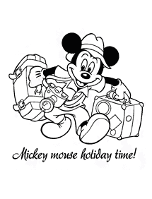 Páginas de Mickey Mouse para colorear– página 138